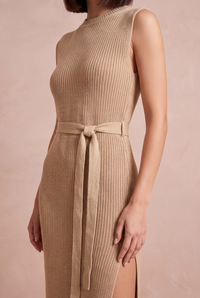 Margot Belted Knit Dress