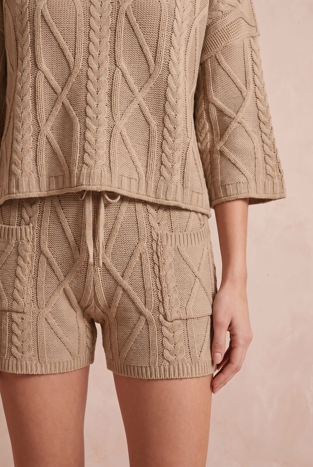 Camille Cable-Knit Set