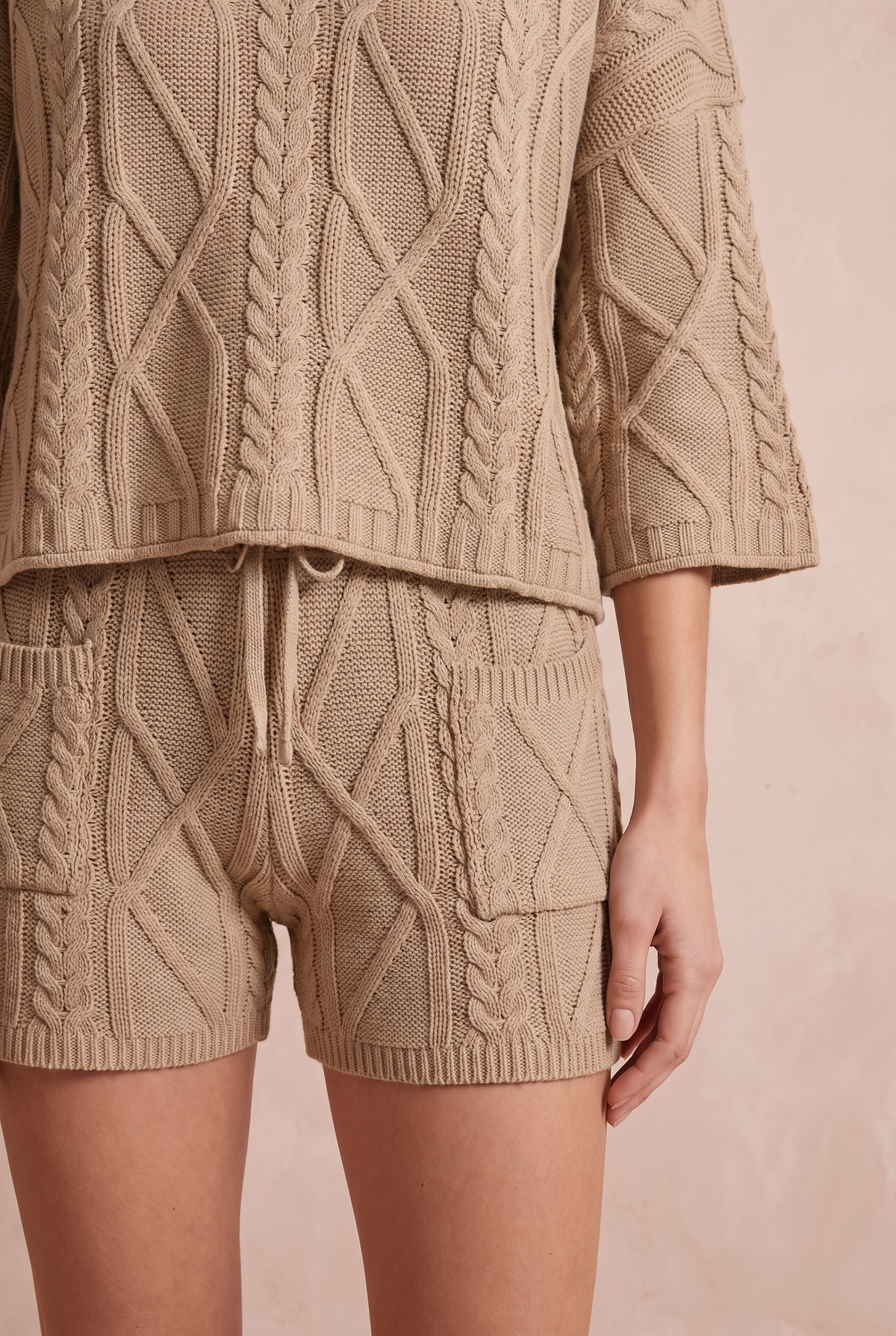 Camille Cable-Knit Set