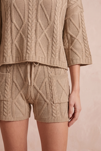 Camille Cable-Knit Set